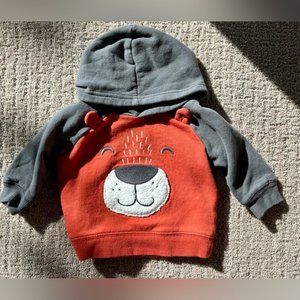 Bear Hoodie Size 6M
